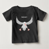 T-shirt Pour Bébé Bande dessinée de l'oiseau mûre albatros (Devant)