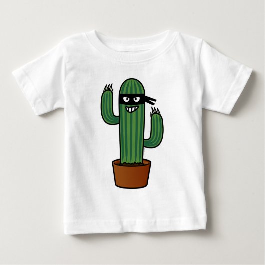 T-shirt Pour Bébé Bandit sournois masqué par ninja de bandido de (Devant)