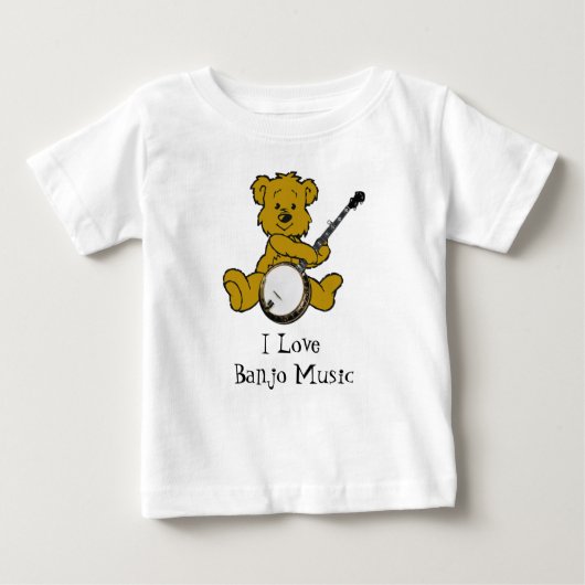 T-SHIRT POUR BÉBÉ BANJO BEAR-T-SHIRT (Devant)