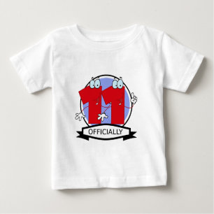 T-shirt Pour Bébé Bannière officielle 11 Anniversaire