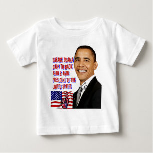 T-shirt Pour Bébé Barack Obama, Retour À Retour_