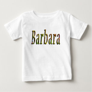 T-shirt Pour Bébé Barbara Girls Nom Logo,