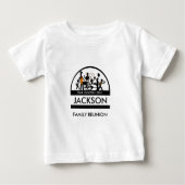 T-shirt Pour Bébé Barbecue - Réunion (Groupe Silhoutte) (Devant)