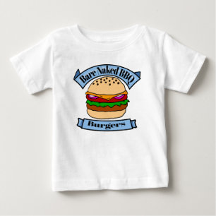T-shirt Pour Bébé Bare Nekkid BBQ Burgers