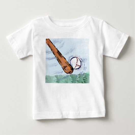 T-SHIRT POUR BÉBÉ BASE-BALL (Devant)