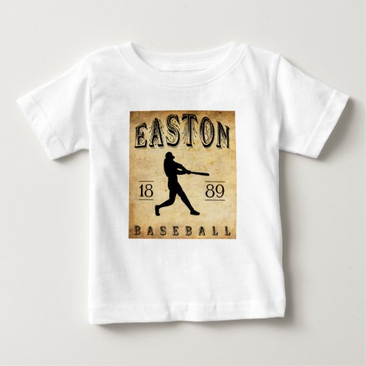 T-shirt Pour Bébé Base-ball 1889 de New Jersey d'Easton (Devant)