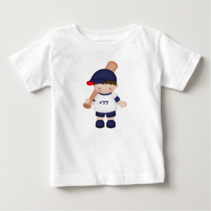 T-shirt Pour Bébé Baseball Batter Boy Sports Jeux d'athlétisme