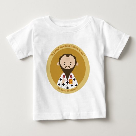 T-shirt Pour Bébé Basil le Grand (Devant)
