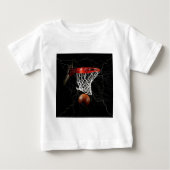 T-shirt Pour Bébé Basket (Devant)