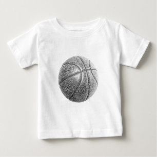 T-shirt Pour Bébé Basket-ball avec effet crayon