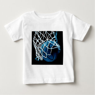 T-shirt Pour Bébé Basketball Bleu
