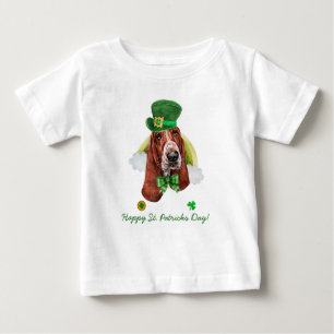 T-shirt Pour Bébé Basset Hound Gold St. Patricks Day