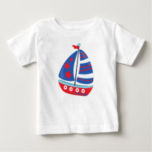 T-shirt Pour Bébé Bateau à voile, Voile, Voile, Voile, Bateau, Batea