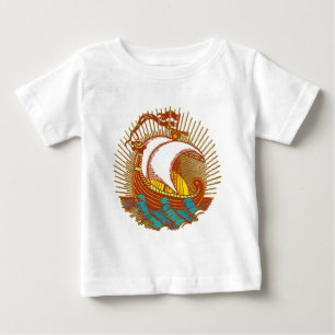 T-shirt Pour Bébé Bateau de Viking