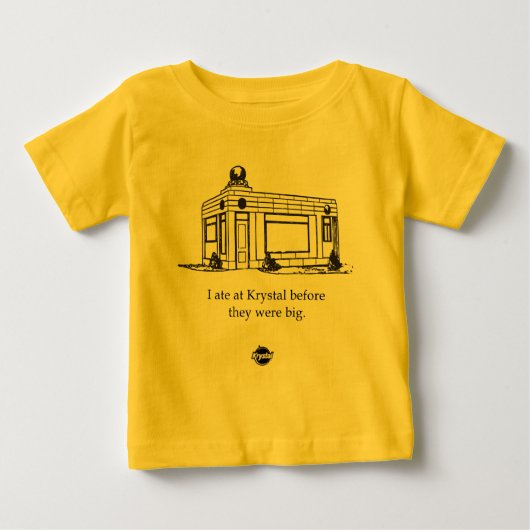 T-shirt Pour Bébé Bâtiment original de Krystal (Devant)
