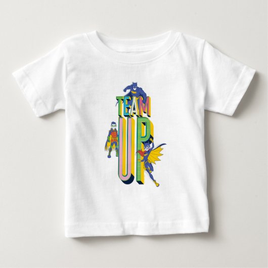 T-shirt Pour Bébé Batman | Équipe de choc (Devant)