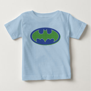 T-shirt Pour Bébé Batman Symbole pourpre et vert