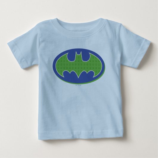 T-shirt Pour Bébé Batman | Symbole pourpre et vert (Devant)