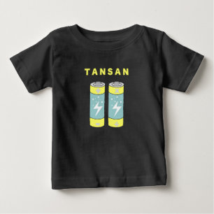 T-shirt Pour Bébé Batteries TANSAN