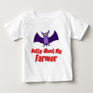 T-shirt Pour Bébé Batty à propos de ma ferme