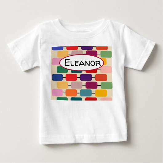 T-shirt Pour Bébé Bauhaus Abacus (Devant)