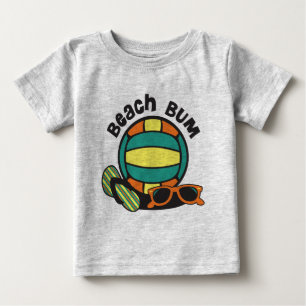 T-shirt Pour Bébé Beach Bum Volleball