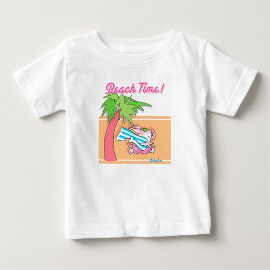 T-shirt Pour Bébé BEACH TIME ! par Boynton (Devant)