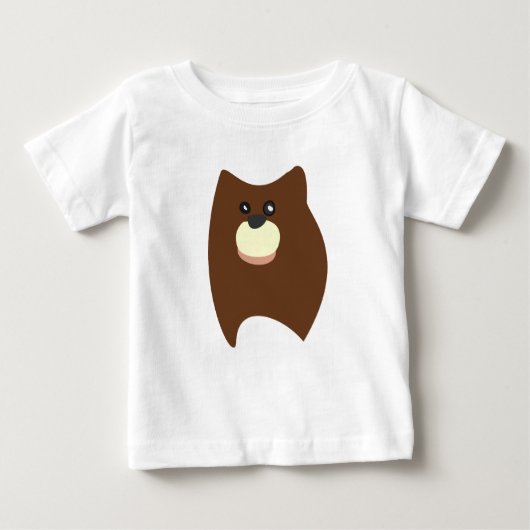 T-shirt Pour Bébé Bear Walking (Devant)