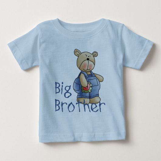 T-shirt Pour Bébé Beary Big Brother (Devant)