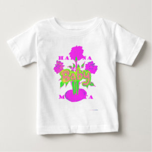 T-shirt Pour Bébé Beau bébé Extraordinaire rose Inspirationnel Flora