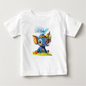 T-shirt Pour Bébé Beau éléphant (Devant)