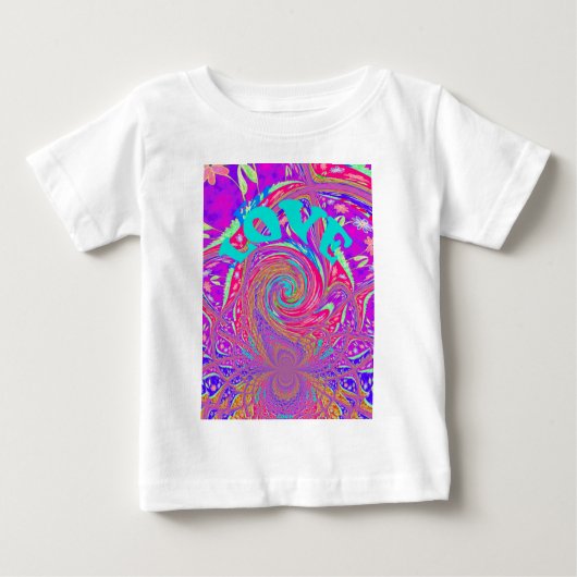 T-shirt Pour Bébé Beau Extraordinaire Love Whirl Texte Art Imprimer (Devant)