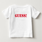 T-shirt Pour Bébé Beau Jumeau À Dire (Dos)