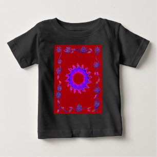 T-shirt Pour Bébé Beau Motif Indien Mehndi Art Design