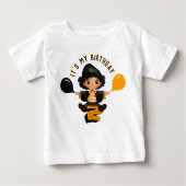 T-shirt Pour Bébé Beau pirate (Devant)