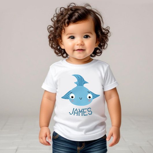 T-shirt Pour Bébé Beau poisson