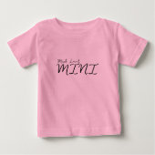 T-shirt Pour Bébé Beaucoup aimé MINI Matching Maman bébé enfant, Mod (Devant)