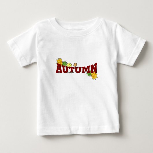 T-shirt Pour Bébé Beauté d'automne - (Devant)