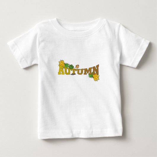 T-shirt Pour Bébé Beauté d'automne - (Devant)
