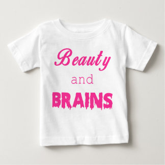 T-shirt Pour Bébé Beauté et chemise de zombi de CERVEAUX