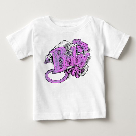 T-shirt Pour Bébé Bébé (Devant)