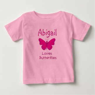 T-shirt Pour Bébé Bébé adore les papillons !