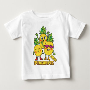 T-shirt Pour Bébé bébé ananas
