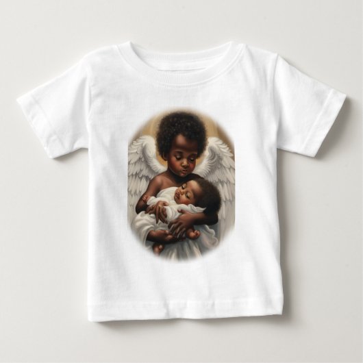 T-shirt Pour Bébé Bébé Anges (Devant)