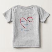 T-shirt Pour Bébé Bébé avec papillon (Dos)