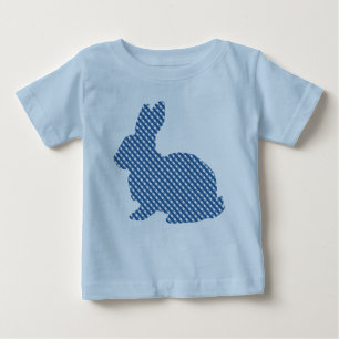 T-shirt Pour Bébé Bébé Bébé Bleu Plaid