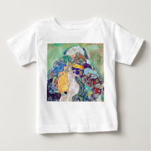 T-shirt Pour Bébé Bébé Berceau peinture par Gustav Klimt