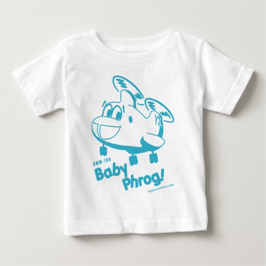 T-shirt Pour Bébé Bébé bleu Phrog (Devant)