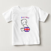 T-shirt Pour Bébé Bébé britannique (Devant)
