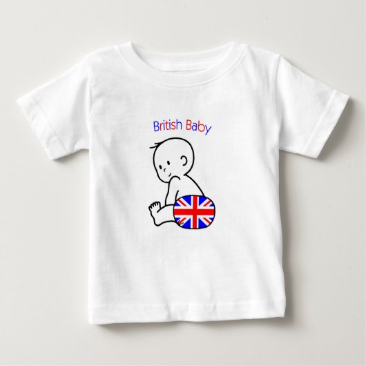 T-shirt Pour Bébé Bébé britannique (Devant)